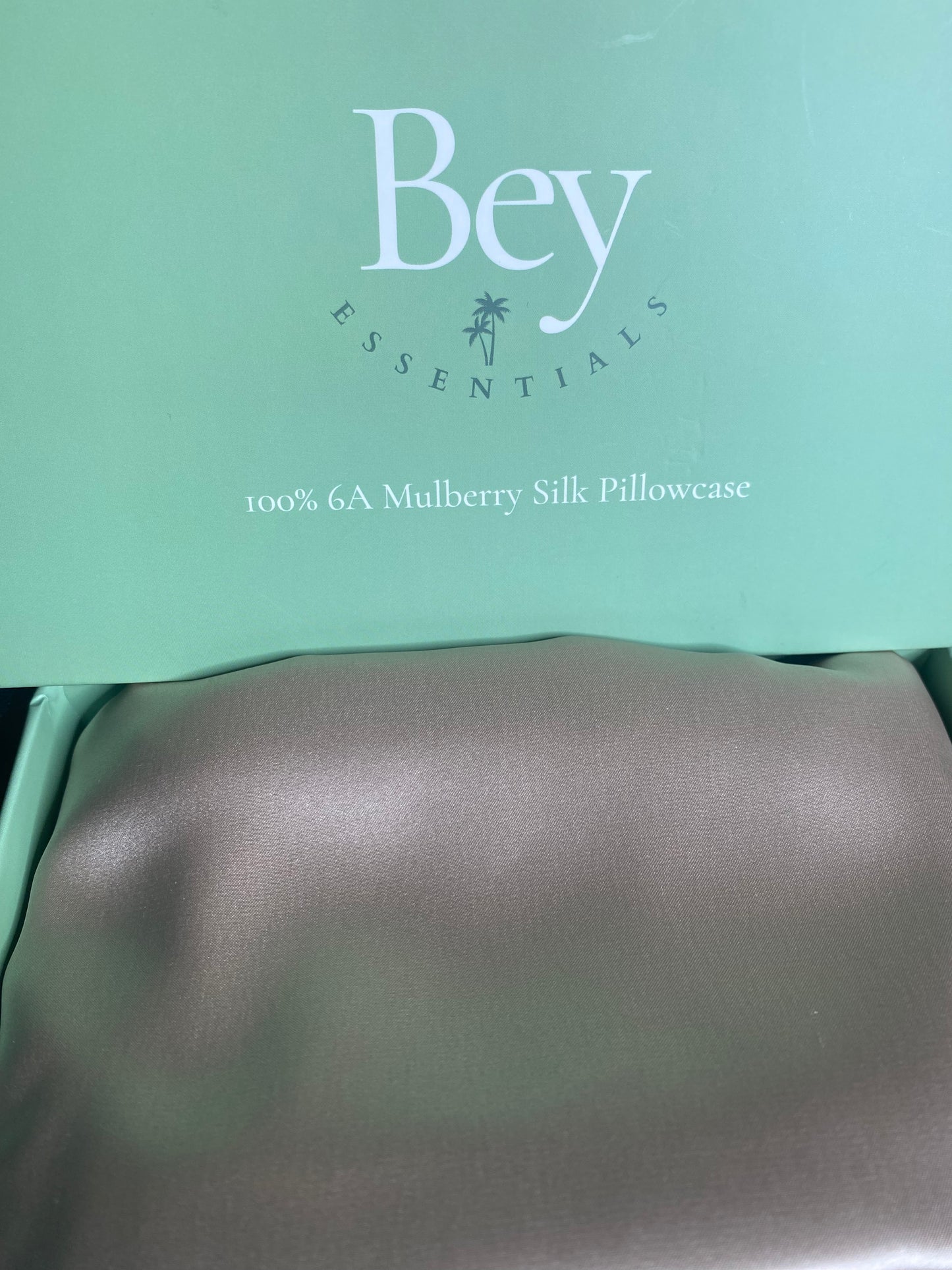 100% Pure 6A Mulberry Silk Pillowcase - Grey