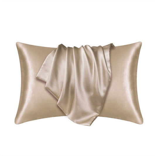 100% Pure 6A Mulberry Silk Pillowcase - Tan